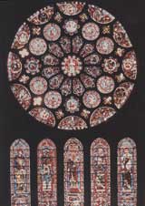 Шартракий собор, южный трансент, ок.1243; шартр, Франция