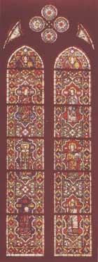 витраж Окно святых, Шартрский собор; XII-XIII век; Шартр, Франция